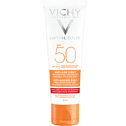 קרם הגנה אנטי אייג'ינג לפנים 3 ב-1 +Capital Soleil SPF50 | Vichy וישי 