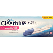 זוג בדיקות הריון פלוס Pregnancy Test Plus | Clearblue 
