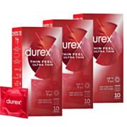 קונדומים Durex Thin Feel Ultra Thin - מארז שלישייה | דורקס