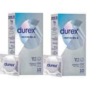 קונדומים Durex Invisible - מארז זוגי | דורקס