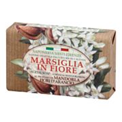 סבון מוצק טבעי בניחוח שקדים ותפוז Marsiglia In Fiore Vegetal Soap - Almond & Orange Bloosom | Nesti נסטי 