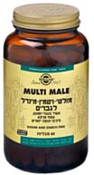 מולטי מייל: מולטי ויטמין מינרל לגברים Multi Male | סולגאר 