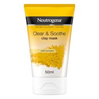 מסיכת חימר כורכום clear & smooth | ניוטרוג'ינה Neutrogena 