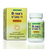 ויטמין די טאבס 1000 יחב"ל D-tabs | פלוריש 