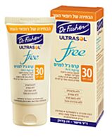 אולטרסול Free קרם ג'ל להגנה על עור הפנים Ultrasol Free SPF30 | דר פישר 