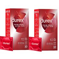 קונדומים Durex Thin Feel Ultra Thin - מארז זוגי | דורקס