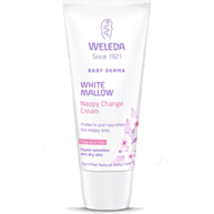 קרם נטופית לבנה לאזור החיתול Weleda Baby Derma White Mallow | וולדה 