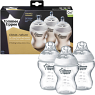 שלישיית בקבוקי 260 מ"ל Closer To Nature +0M | Tommee Tippee 