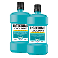 שטיפת פה בטעם מנטה מרענן - מארז זוגי Listerine Cool Mint